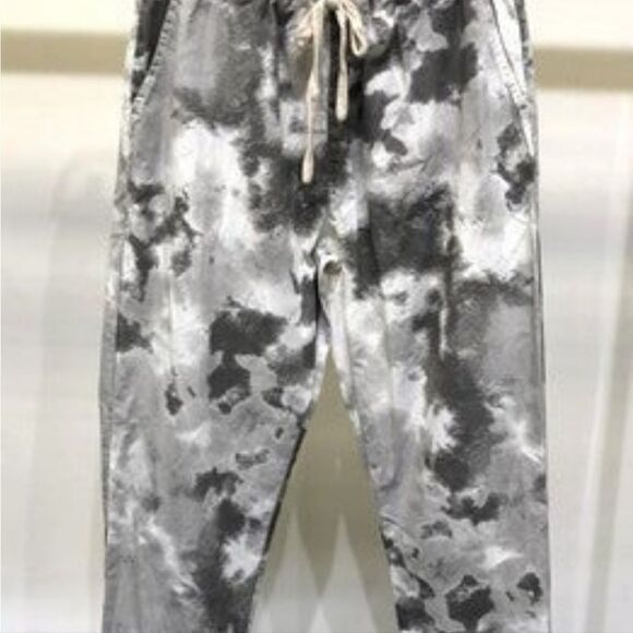 VENTI 6 GREY TIE DYE RELAXED FIT JOGGERS - Picture 2 of 5